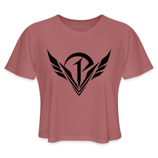 PBV-2024-0036 (Women's Cropped T-Shirt) - mauve